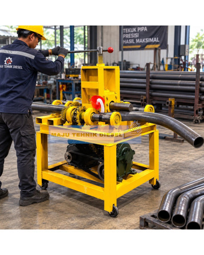 Pembengkok Pipa Multifungsi Steel Bar Pipe Bending Rolling Round Tigon TRR 76 E