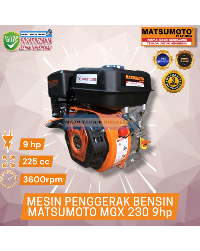 Gasoline Engine Mesin Penggerak Bensin Serbaguna MATSUMOTO MGX 230 ND1 9Hp